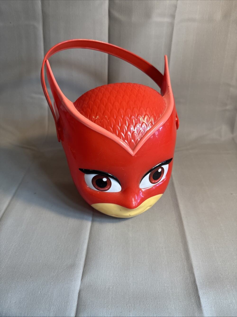 DISNEY PJ MASKS OWLETTE PLASTIC BUCKET STORAGE PAIL BASKET FOR HALLOWEEN, EASTER